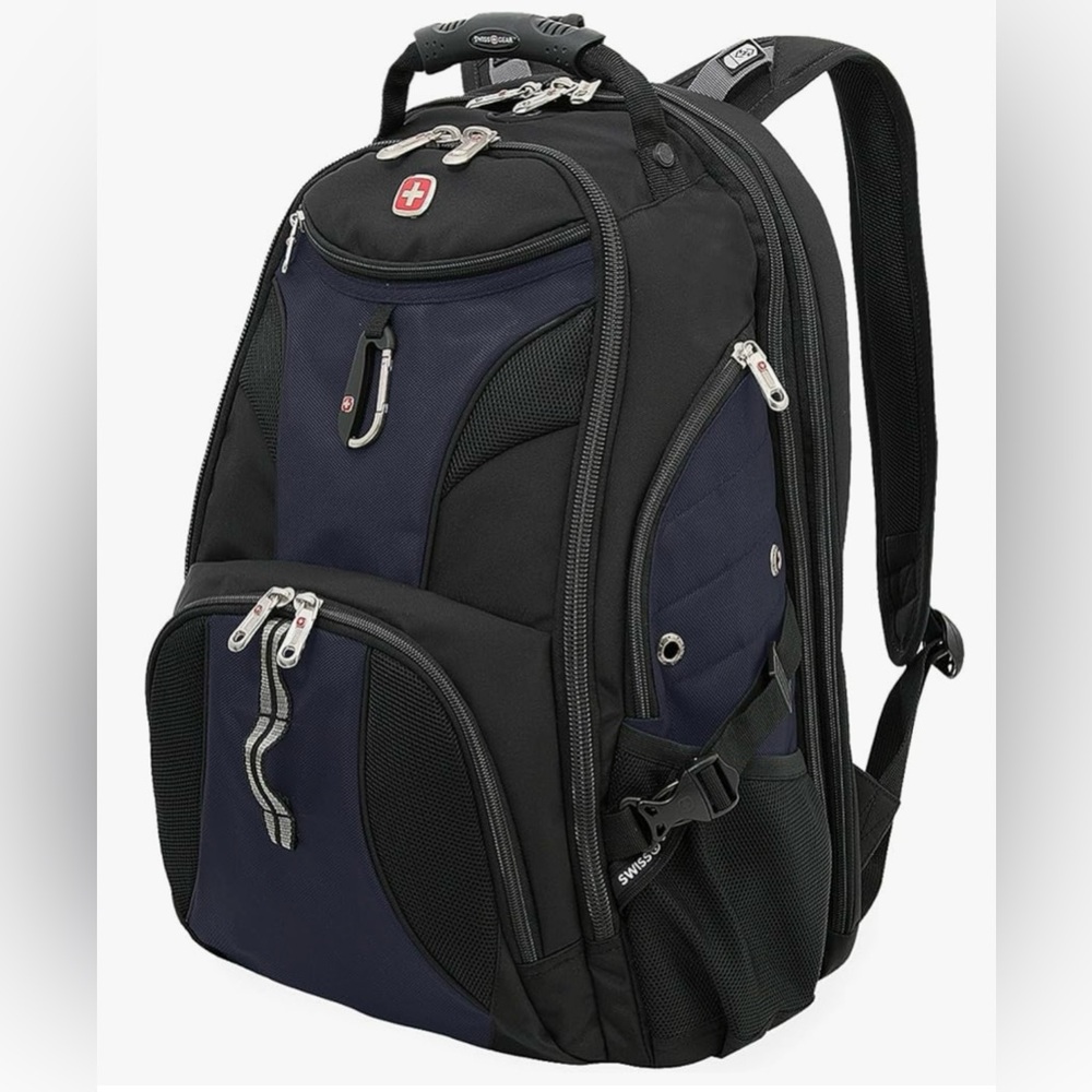 SwissGear Men's Backpack in Black and Navy